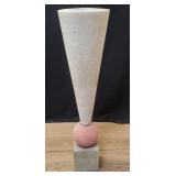 Post modern chalk planter