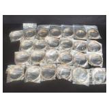 Collection of metal bracelets