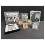 Box of picture frames two with Richard Simmons