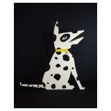 Wood hand painted Dalmatian decoration