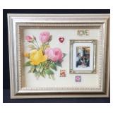 Framed 3D art signed Jerry 4/5/99