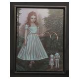 Pastel painting on board