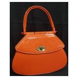 Vintage orange handbag