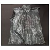 Richard Simmons personally worn fishnet button-up