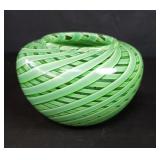 Orient and Flume art glass vase by John De Wit