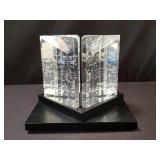 Robert Cassetti for Steuben crystal sculpture