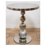 Modern chrome side table