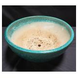 Glazed pottery planter