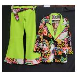 Floral pantsuit costume