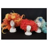 Collection of costume wigs