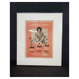 Framed Richard Simmons congratulatory poster f