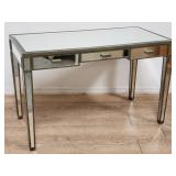 Modern 3-drawer mirrored desk