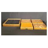 Group of jewelry display cases