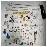 Group of costume jewelry
