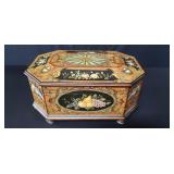 Maitland Smith octagonal storage hinged box