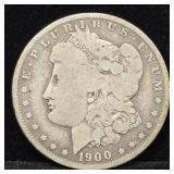 1900-O Morgan Silver Dollar Coin.