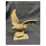 Vintage cast iron eagle door stopper