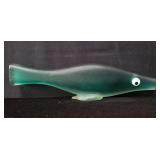 Art glass fish figure