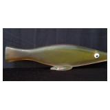 Art glass fish figure