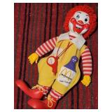 1978 Ronald McDonald hard face 21" plush