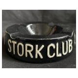 Vintage Stork Club ceramic ashtray