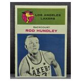 1961 Fleer #21 Rod Hundley Basketball Card.