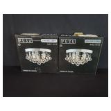 Pusu AMZ- ceiling lamps with glass pendats