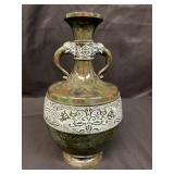 Vintage Toyo Japan cold-cast bronze vase