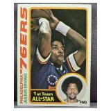 1978-79 Topps #130 Julius Erving Dr J Basketball