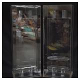 Pair of acrylic cases