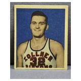 1948 Bowman #49 Bob Kinney Basketball Card.