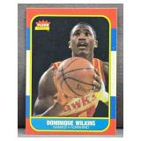1986-87 Fleer #121 Dominique Wilkins Rookie RC