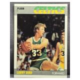 1987-88 Fleer #11 Larry Bird Basketball Card.