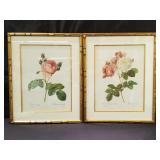 Pair of floral prints