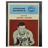 1961 Fleer #25 John Kerr Basketball Card.