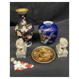 Group of Asian decorative pieces