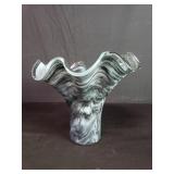 Vintage Murano hand blown art glass vase