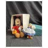 Box of vintage dolls