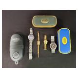 Group of quartz wrist watches.