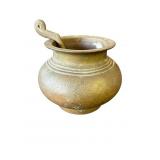 Vintage religious brass water pot