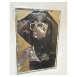 Vintage Christian Dior advertisement poster