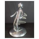 Raffaele Lannello chrome plastic knife holder