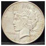 1926-D Peace Silver Dollar Coin.