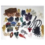 Group of beaded costume jewelry