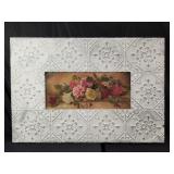 Framed oil painting