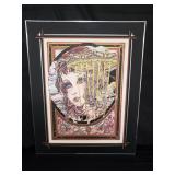 Pencil signed and numbered serigraph by Melanie
