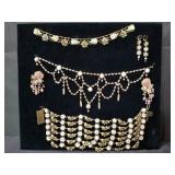 Group of Michal Negrin costume jewelry