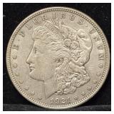 1921 Morgan Silver Dollar Coin.