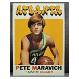 1971-72 Topps #55 Pete Maravich Basketball Card.