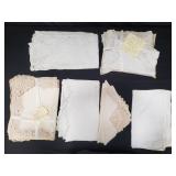 Group of vintage table linen
